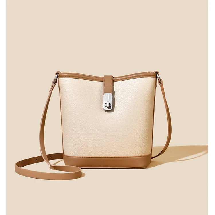 2025早春新款水桶包包女时尚经典简约气质款单肩包韩版百搭斜挎包