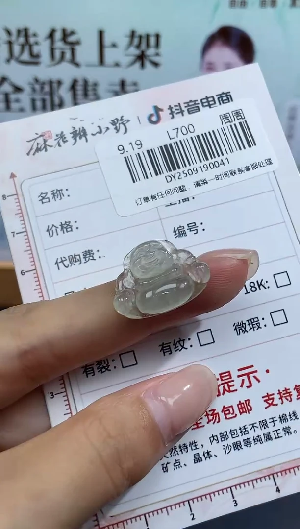 颈饰未镶嵌翡翠天然翡翠A货41
