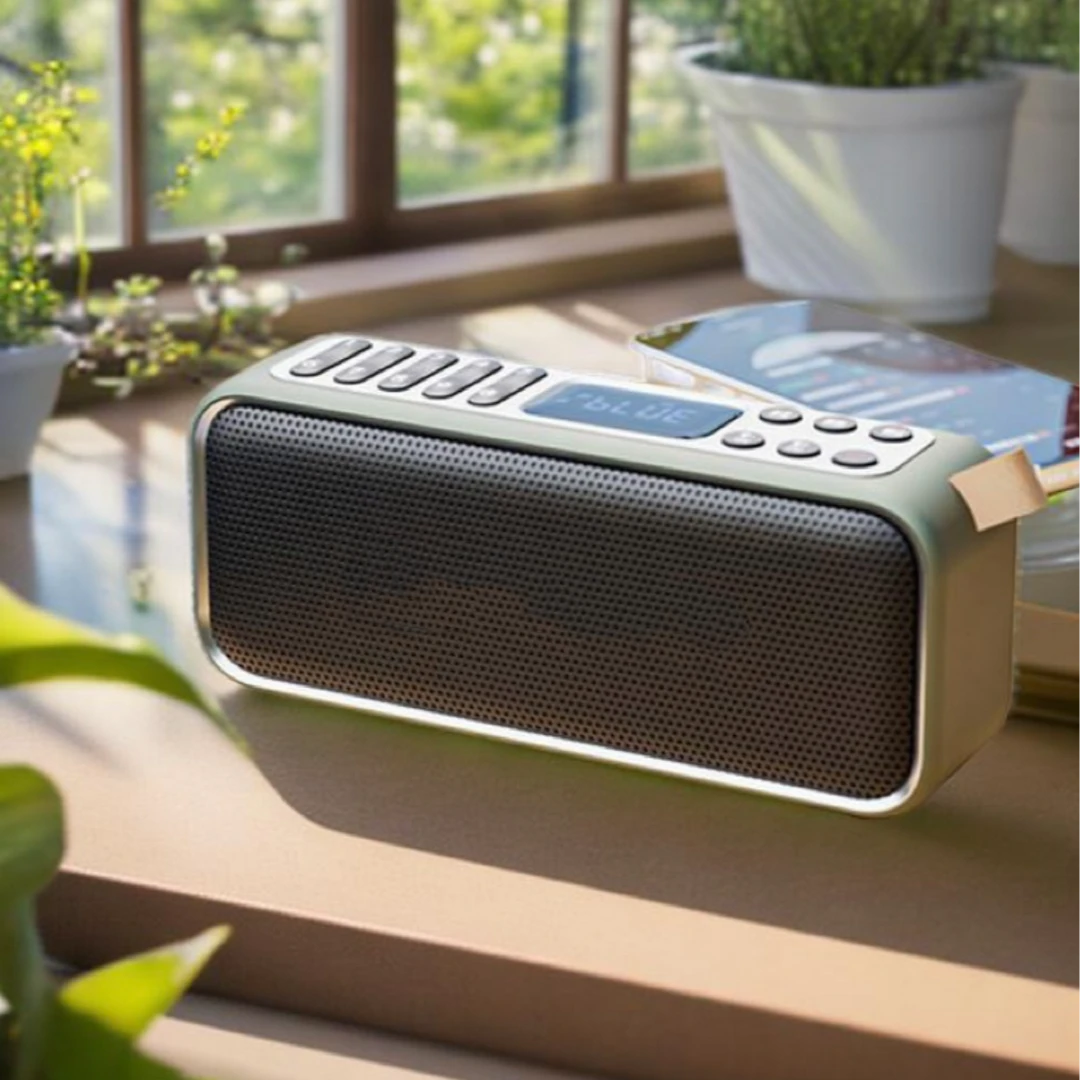 新款重低音300五音乐播放录音蓝牙彩灯删除 福环断点记忆收音