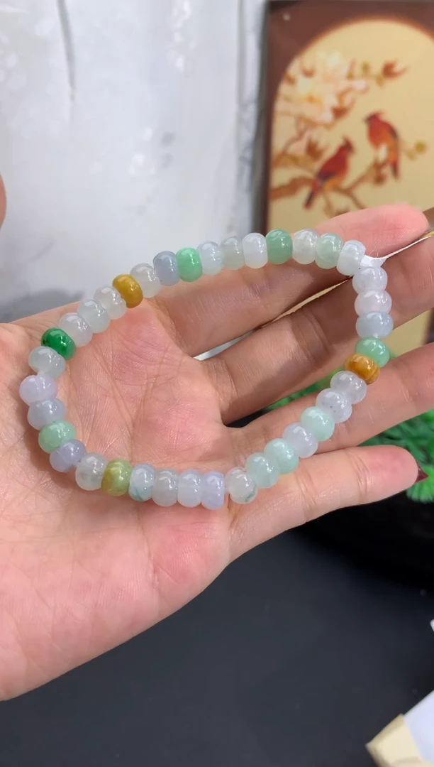 未镶嵌手串翡翠卡7.1mm