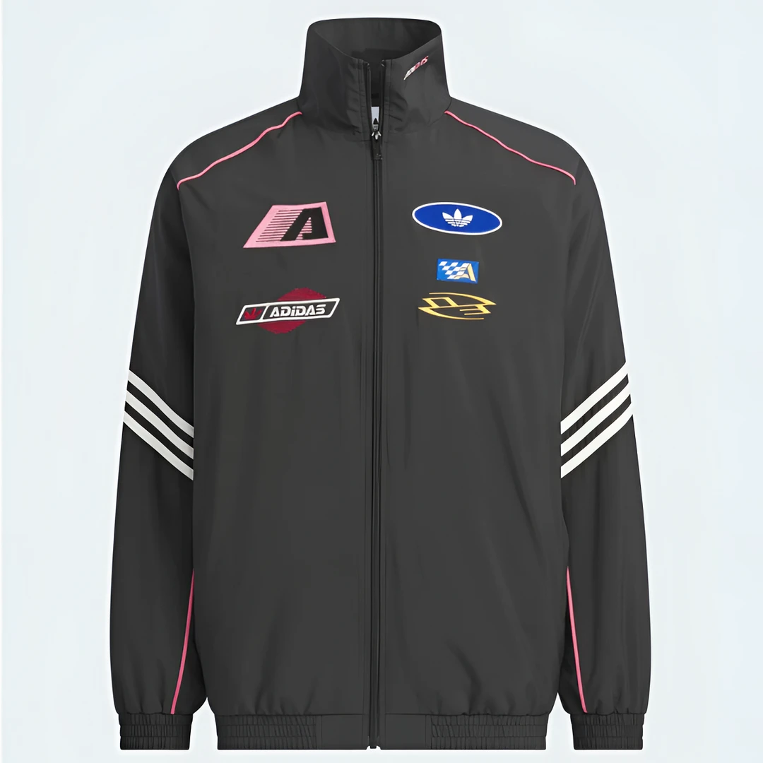 MOTO JKT W 赛车风立领运动宽松夹克外套KG6676