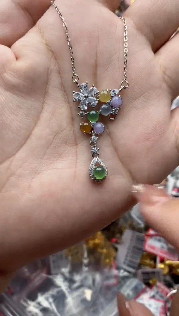 【闪购商品】翡翠戒指银S925镶嵌111111---9+++