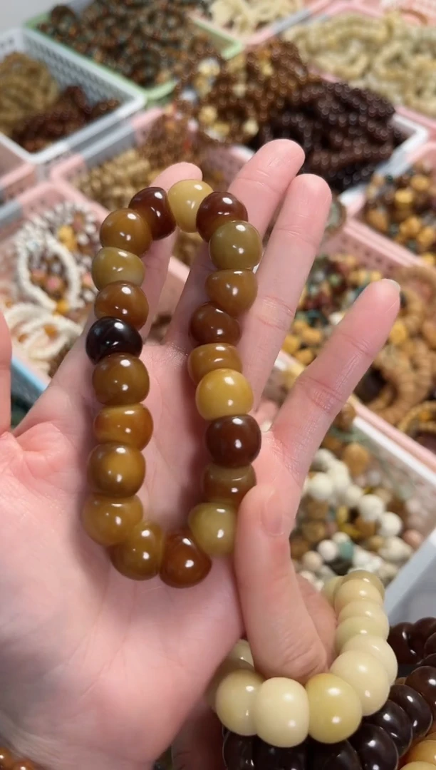 【闪购商品】菩提根/象牙果手串蒜瓣大肠 美拉德色  3