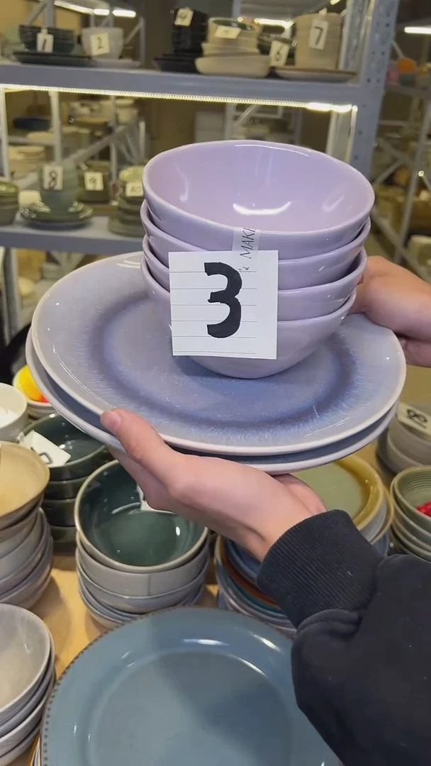 瓷63高温釉下彩陶瓷餐具