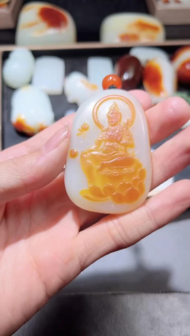 未镶嵌和田玉（子料）挂件YL-ZZ-12.15-19