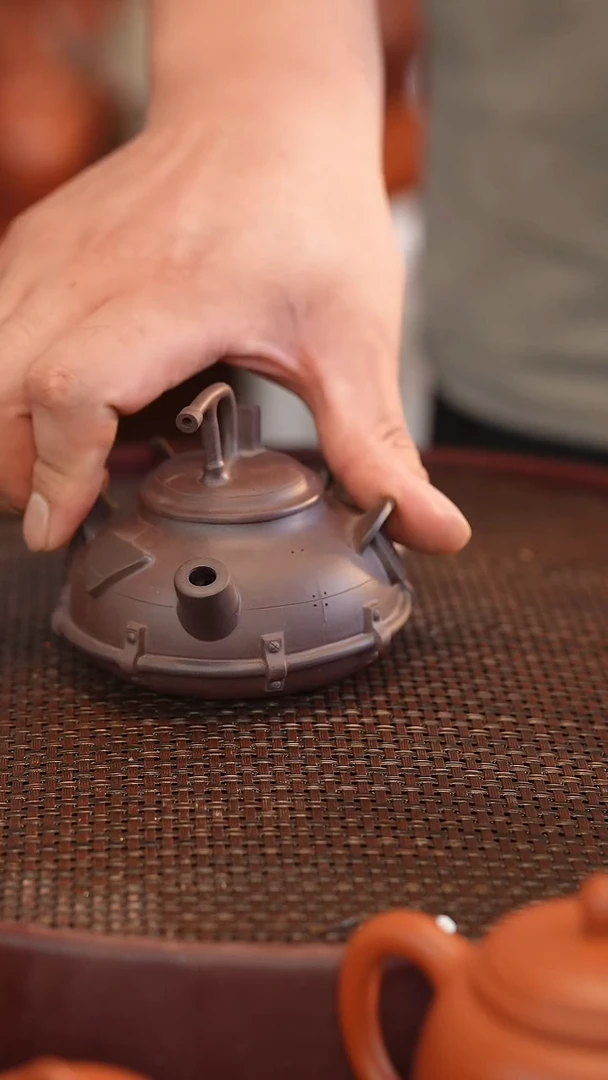 茶壶紫砂原矿手工制作微瑕