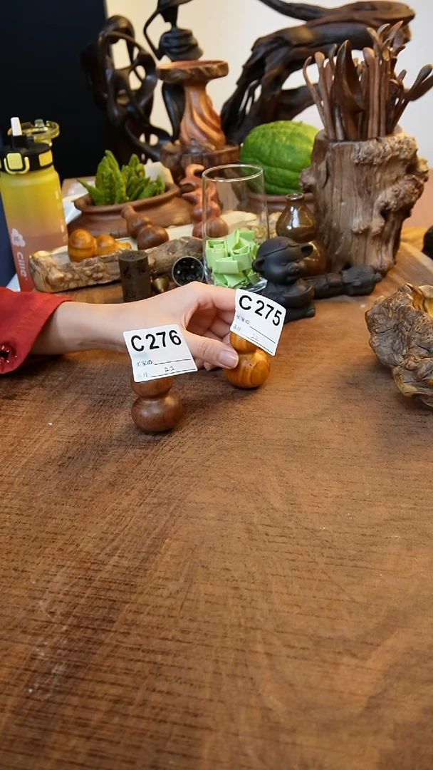 C276鹰瞳手作硬木工艺小葫芦