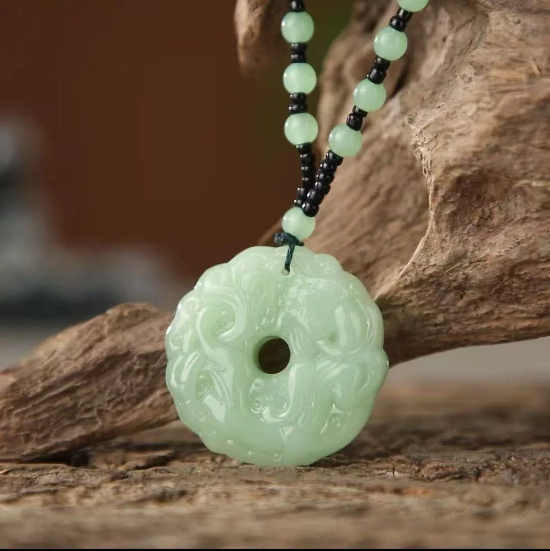 时来运转吊坠编织雕刻国风复古轻奢