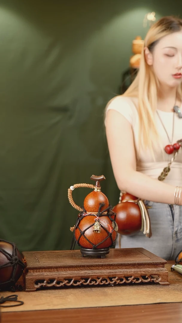 119号精品天然大漆酒葫芦一物一拍~