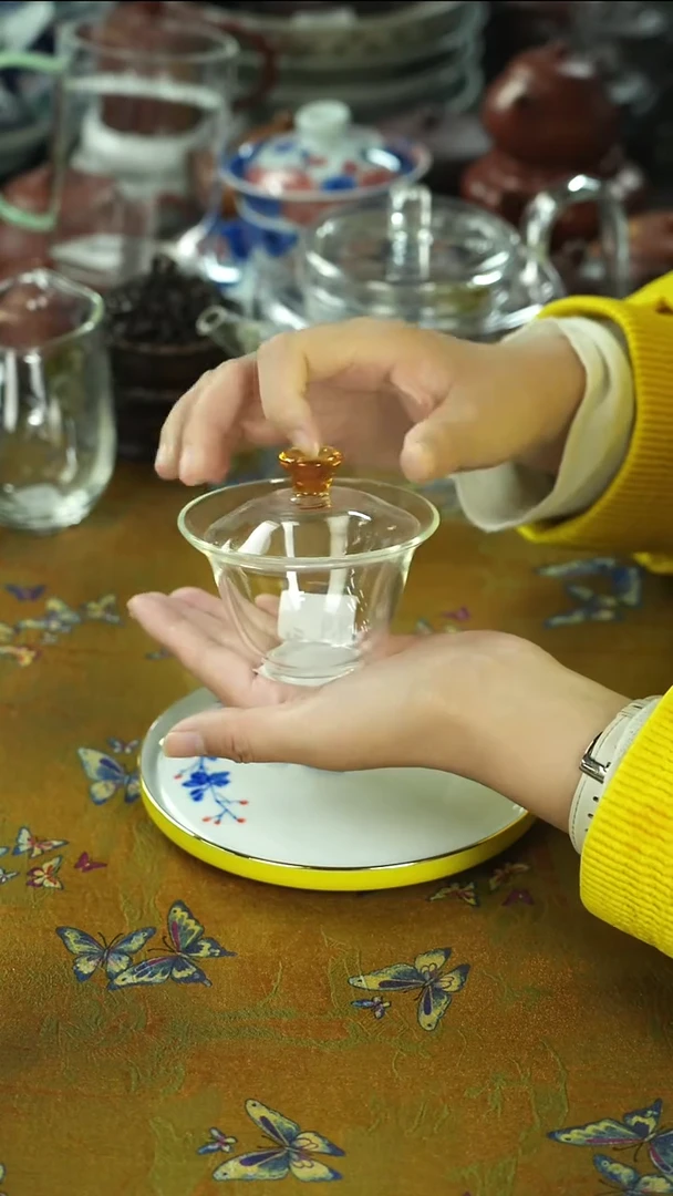 炸茶具 天冷了 围炉煮茶中~~