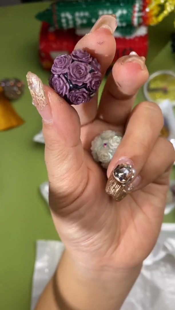 玻璃27101绣球花混发10个