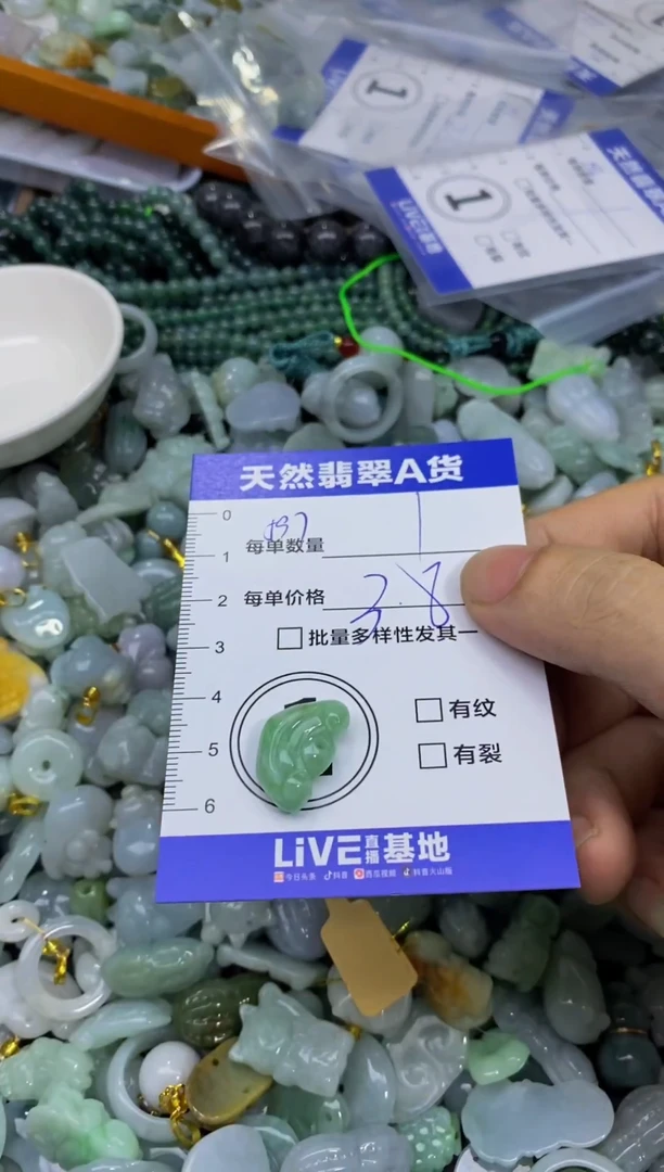 颈饰未镶嵌翡翠天然翡翠A货批量多样性发一件