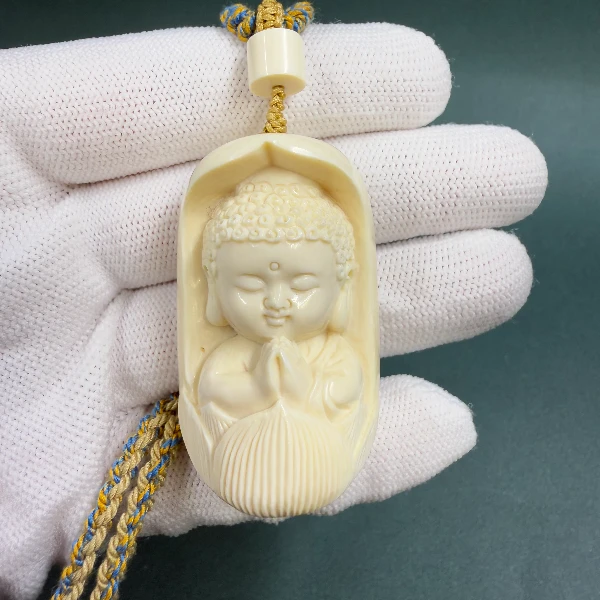 DK1024天然猛犸牙雕刻牌 支持鉴定 假一罚四