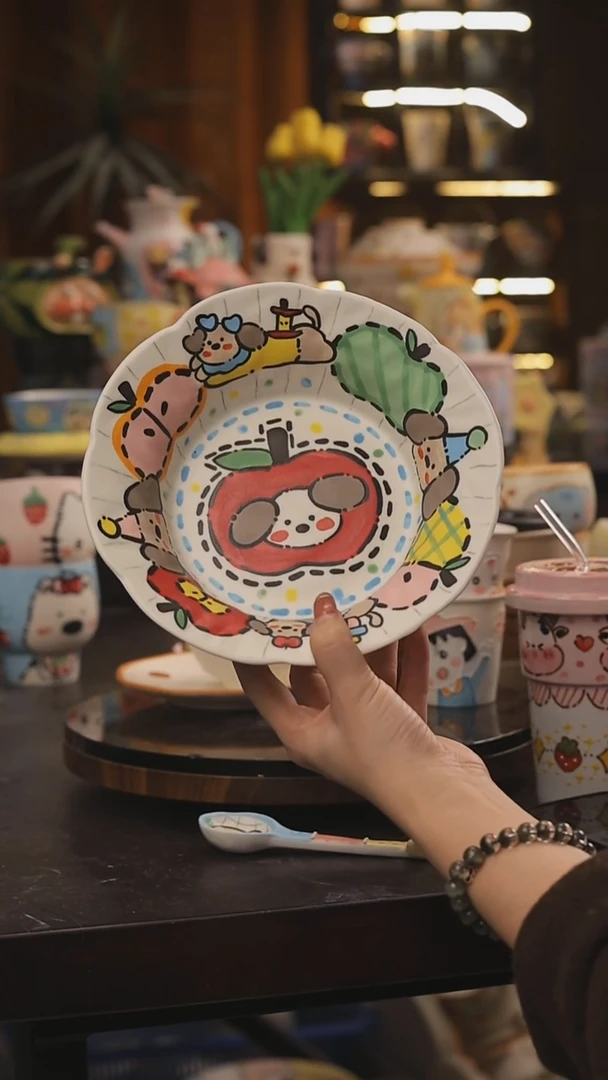 景德镇釉下彩绘设计师款式陶瓷