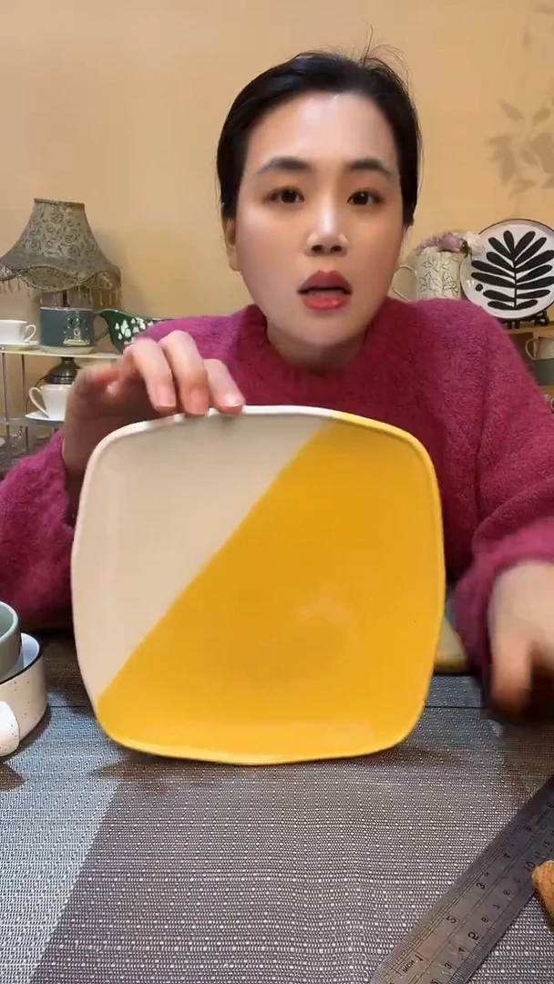 瓷片8英寸方盘 微瑕介意勿拍