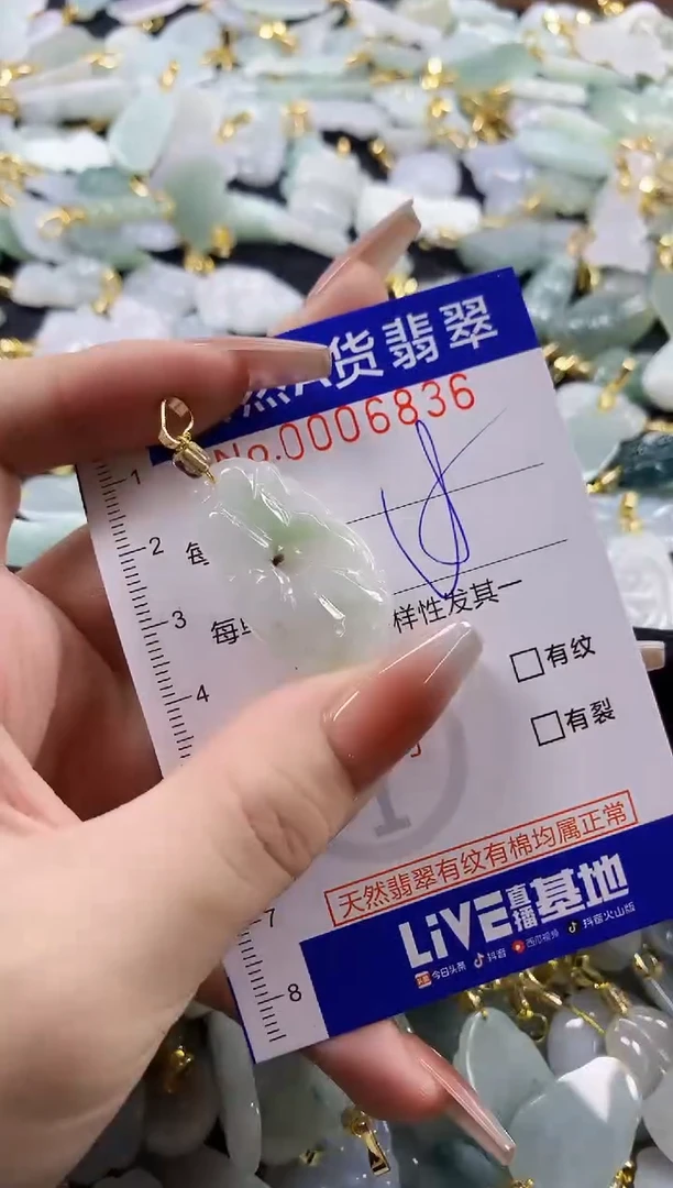 颈饰未镶嵌翡翠天然A货翡翠