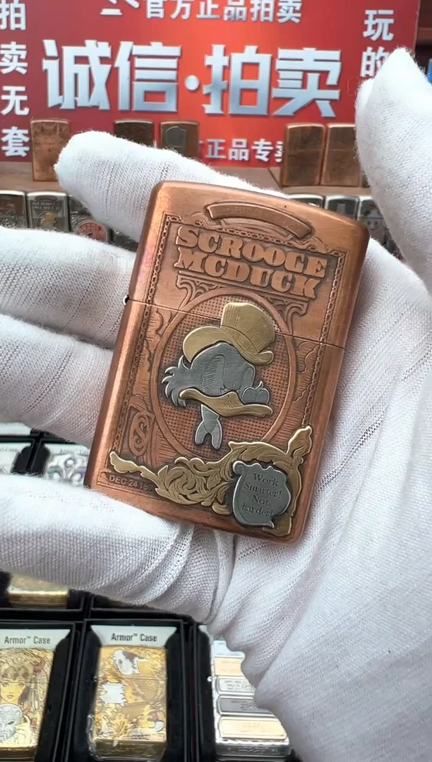 铜纯紫铜重甲暴富鸭