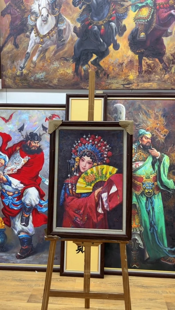 【闪购商品】书法贵妃醉酒 带框50*70