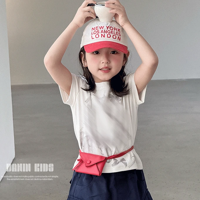 【嗒囜】260克莱赛尔天丝棉~软糯亲肤 透气不闷女童夏季新款短款T恤