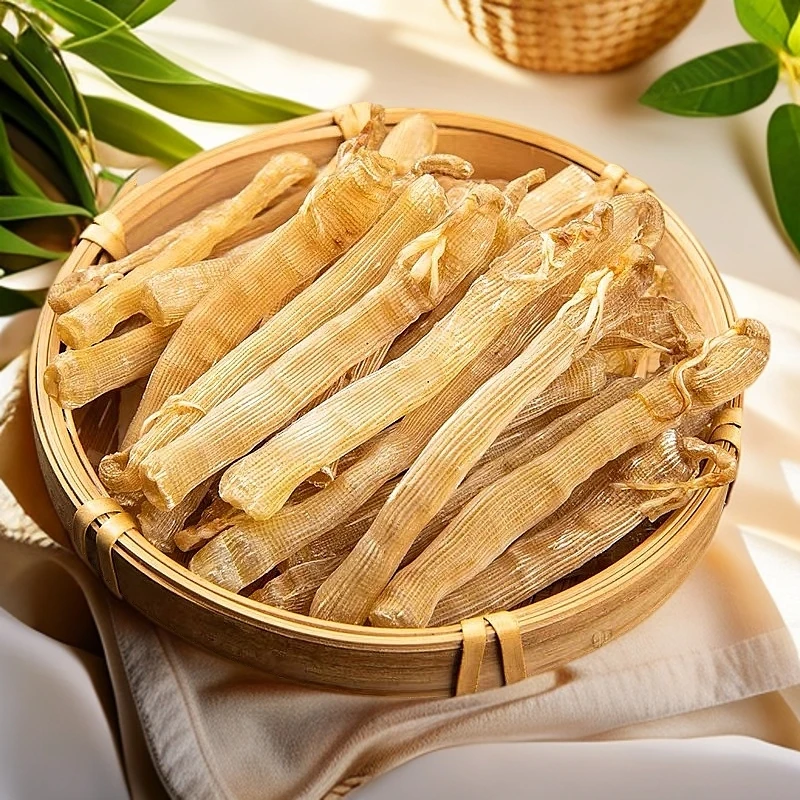 湛江本港渔民自晒中大号沙虫干