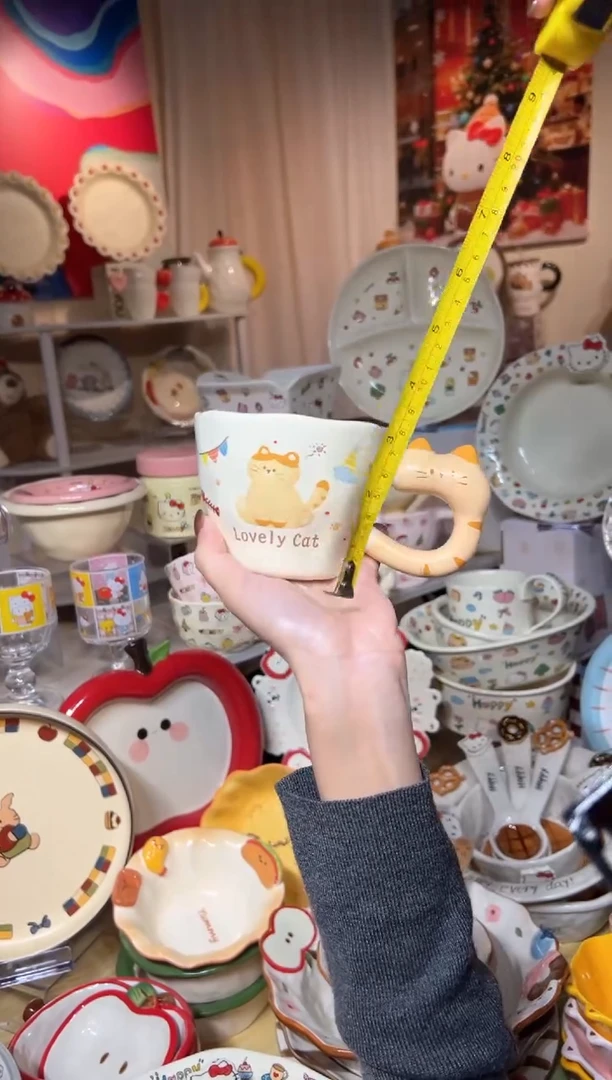 瓷可爱餐具发图片款