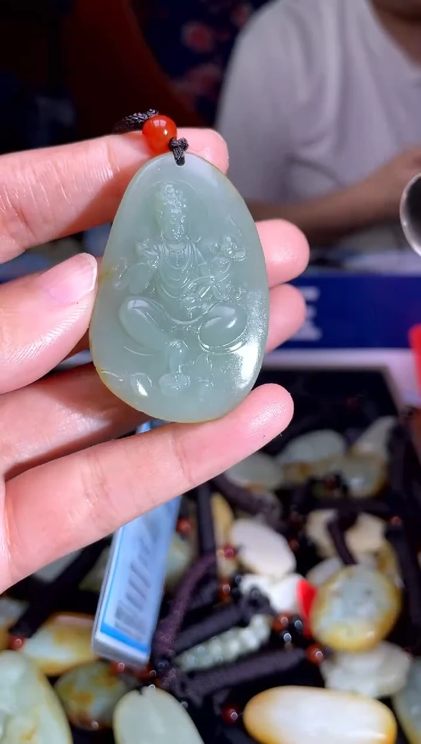 和田玉未镶嵌挂件1
