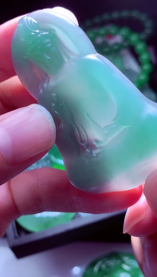 未镶嵌定制翡翠袁*#翡翠毛货定制