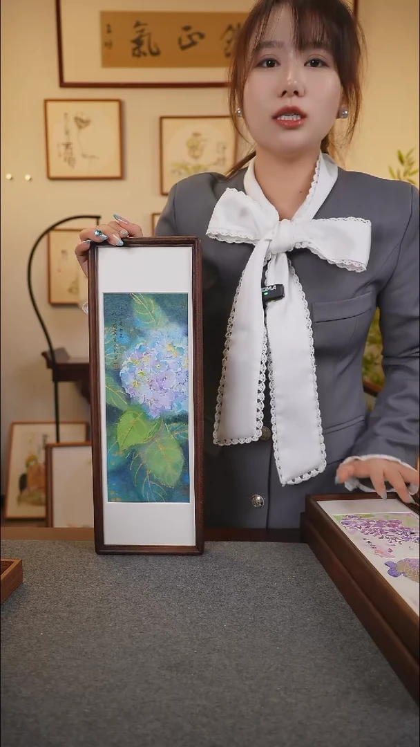 横款鹿鸣现代美术馆-岳倚竹老师作品