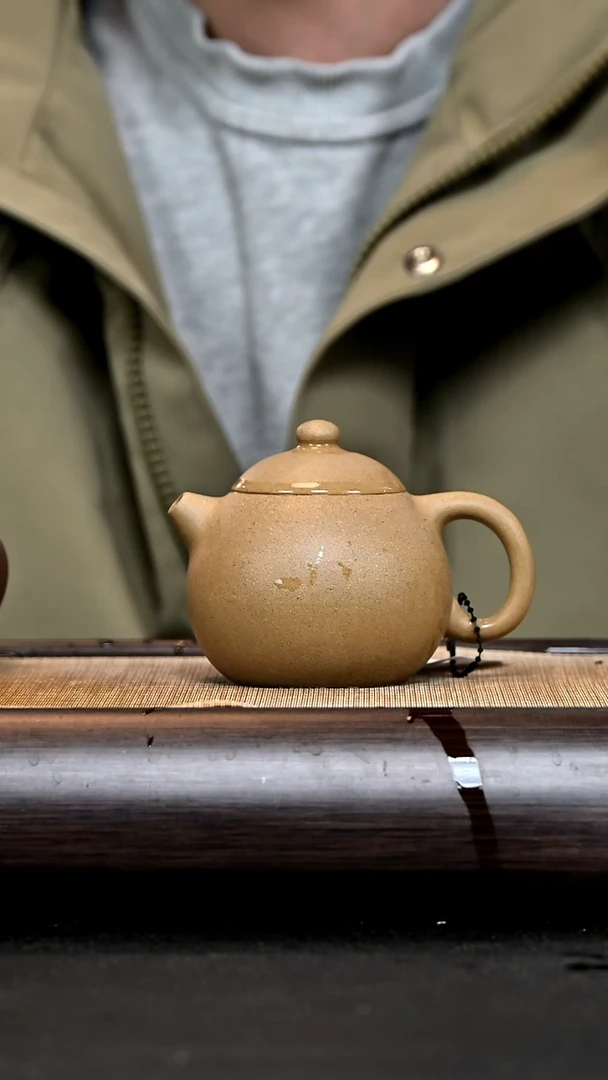 【闪购商品】紫砂茶壶1498 文旦 共生段