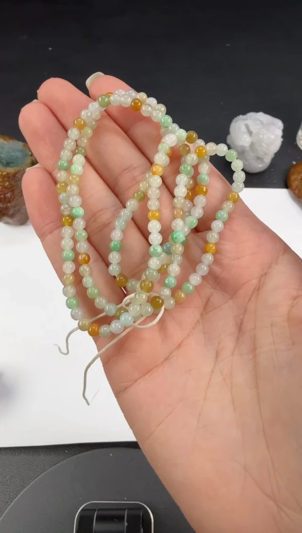 未镶嵌手串翡翠翡翠饰品-222