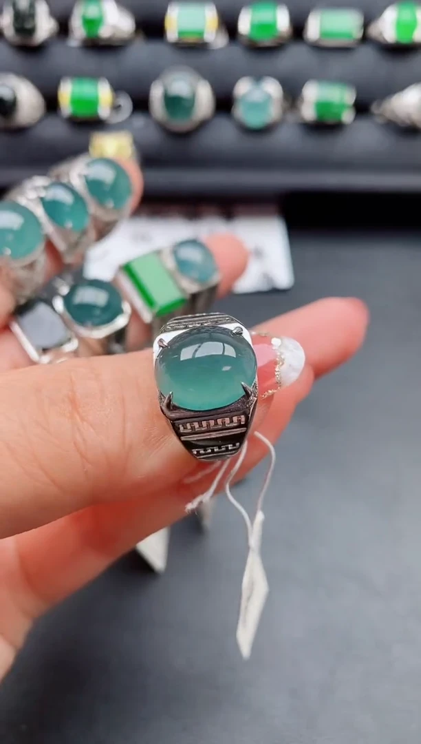 【闪购商品】翡翠戒指银S925镶嵌11111111111