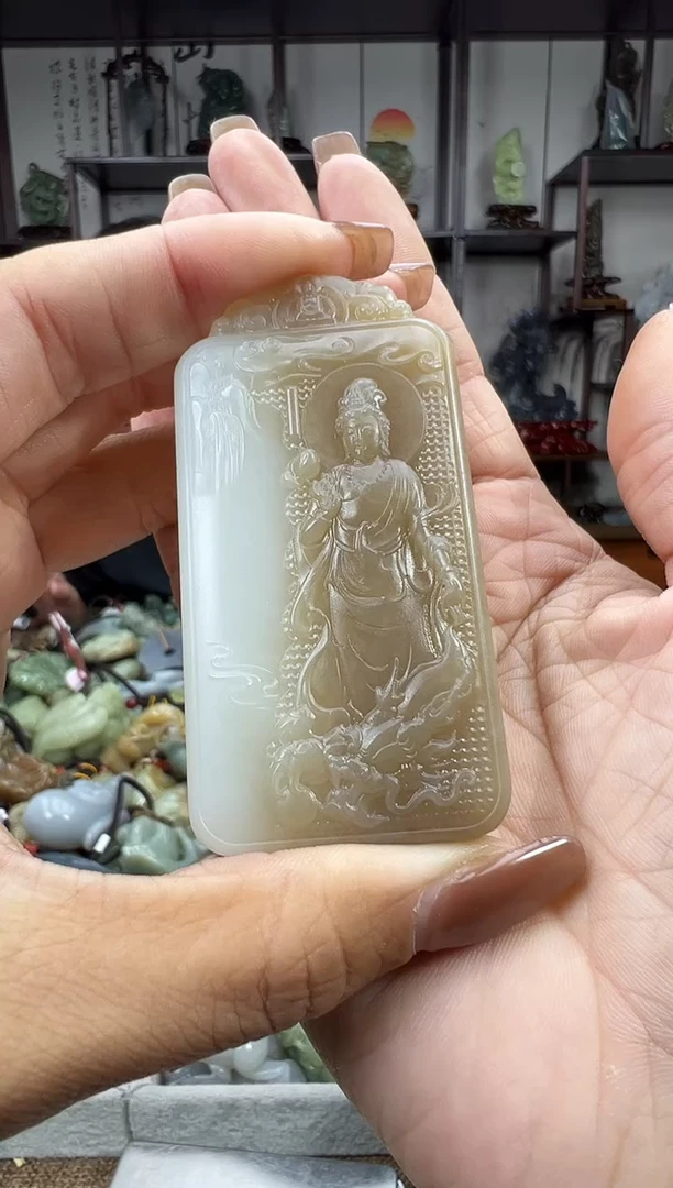 未镶嵌和田玉把件自**生1