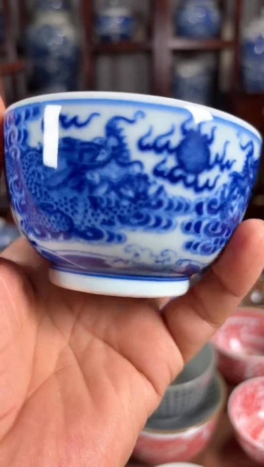 杯五彩瓷器杯子瓷器杯子