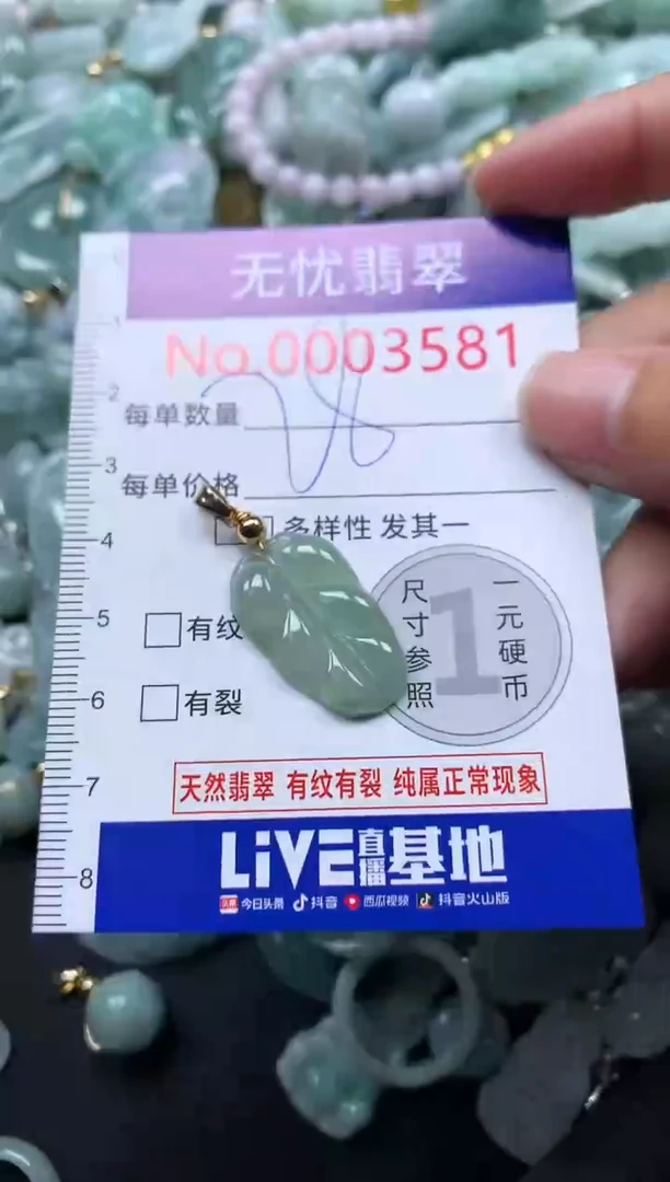 颈饰未镶嵌翡翠3581