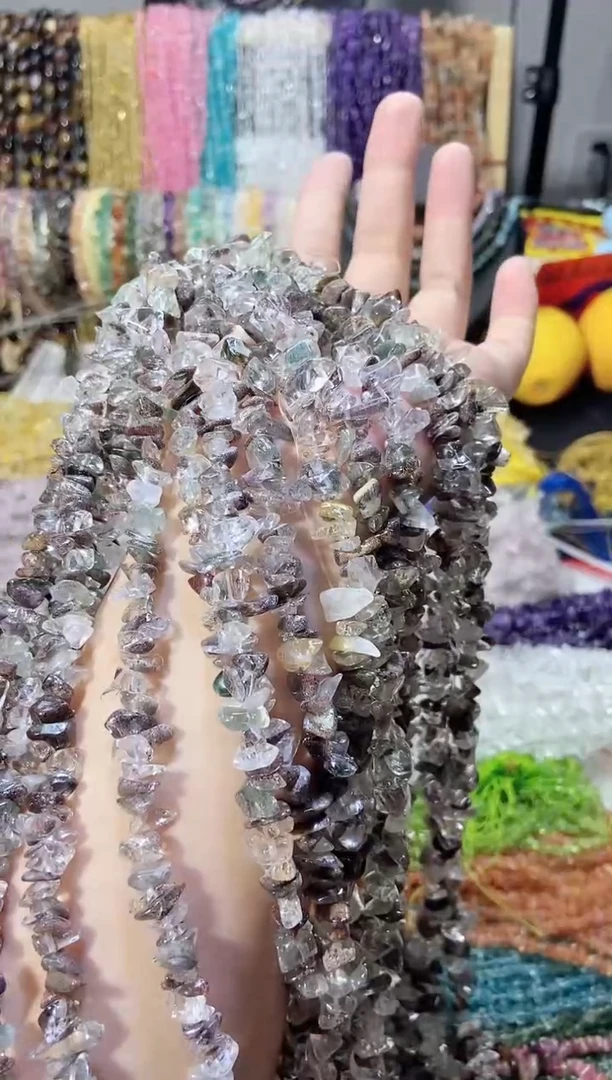未镶嵌珠宝半成品水晶绿幽灵
