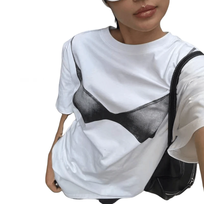 「主播推荐春季新款」60827款百搭垫肩T