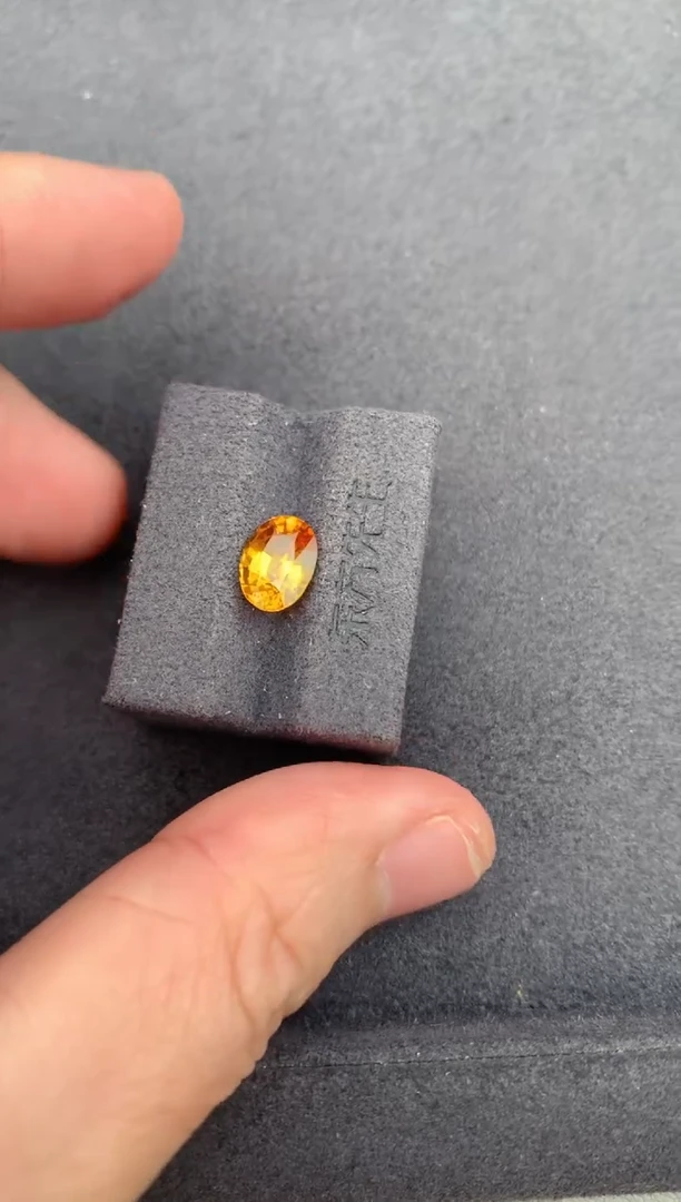 裸石蓝宝石2.02ct 黄蓝宝 定制 BA