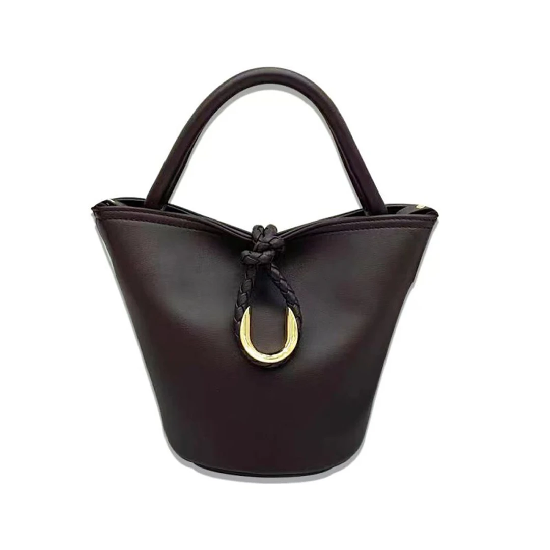 【洛洛定制】J-6471-咖啡轻奢时尚百搭新款女包