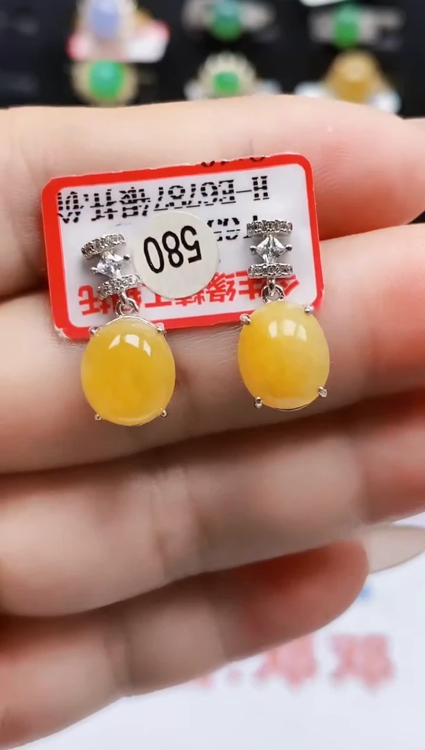 银S925镶嵌戒指翡翠0628