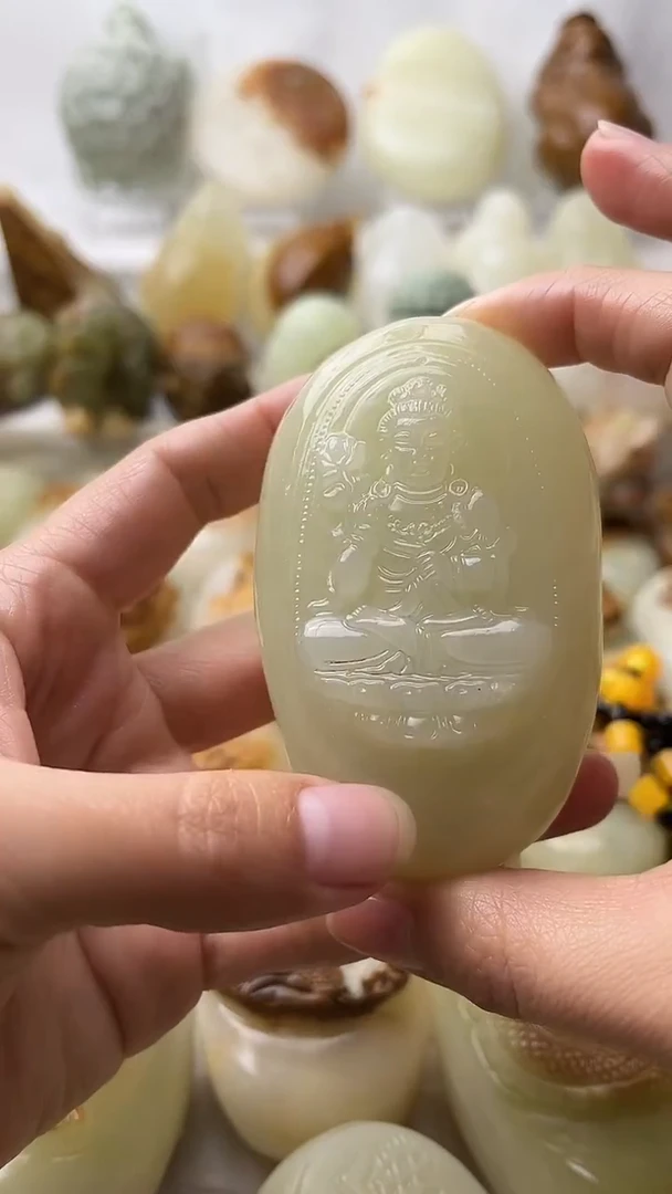 石材古青石棉纹正常不退换大势至