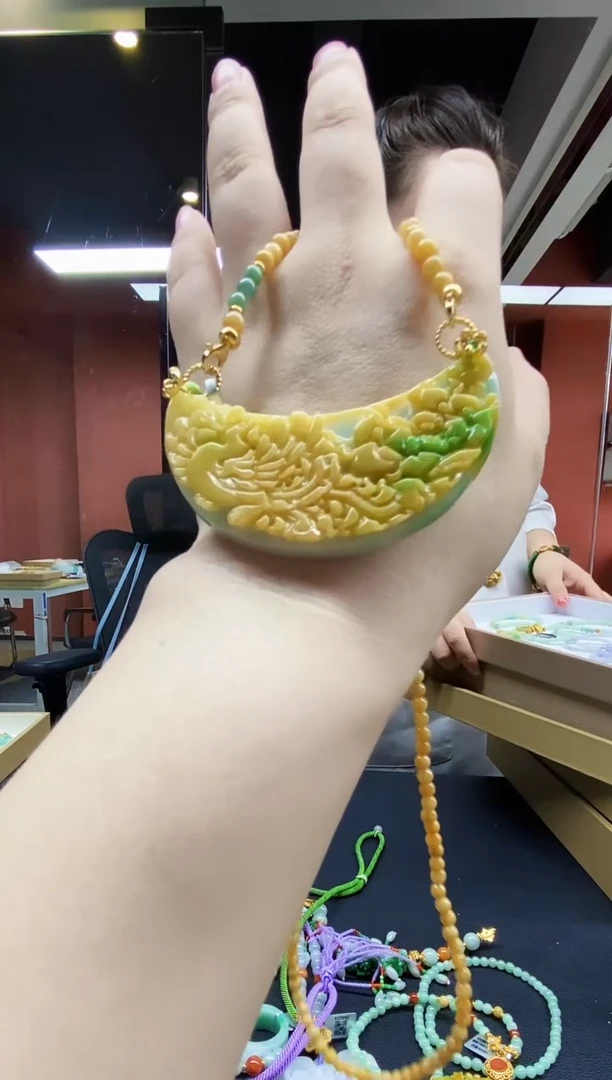 颈饰未镶嵌翡翠翡翠吊坠