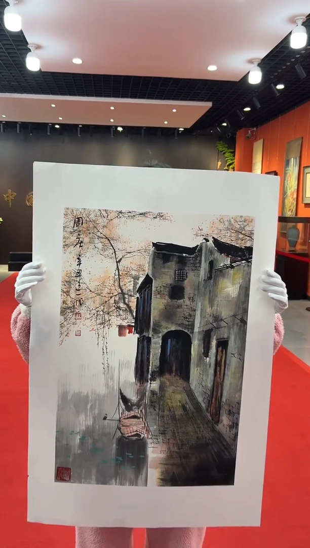 【闪购商品】国画道一老师亲笔绘画作品B15