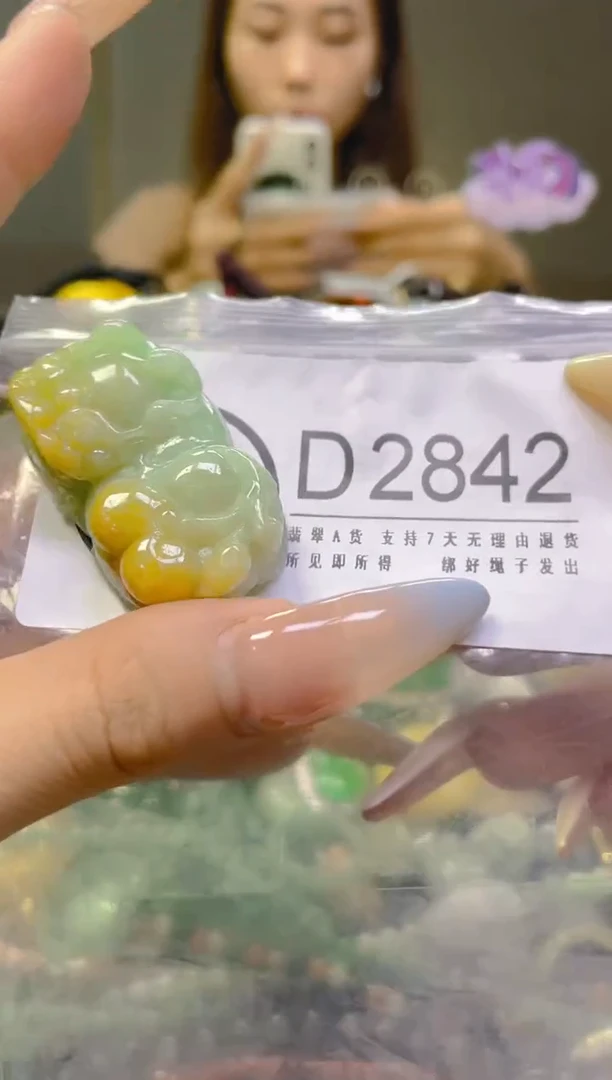 翡翠未镶嵌颈饰/D/翡翠A货，一件也是批发价