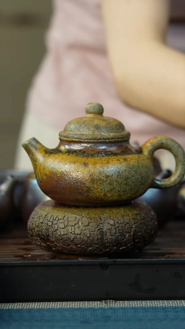 茶壶紫砂柴烧紫砂壶容天