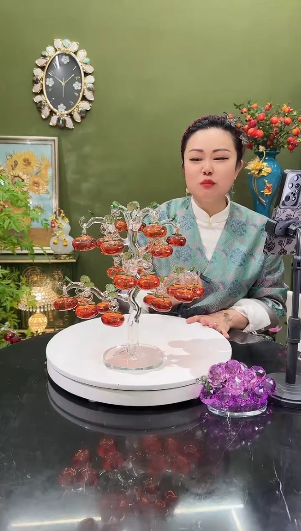 人造水晶柿柿如意