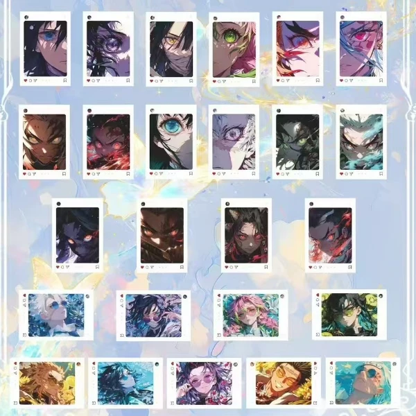 【拆袋】《鬼灭之刃》同人二创收藏卡牌拍立得盲盒（布呐呐）