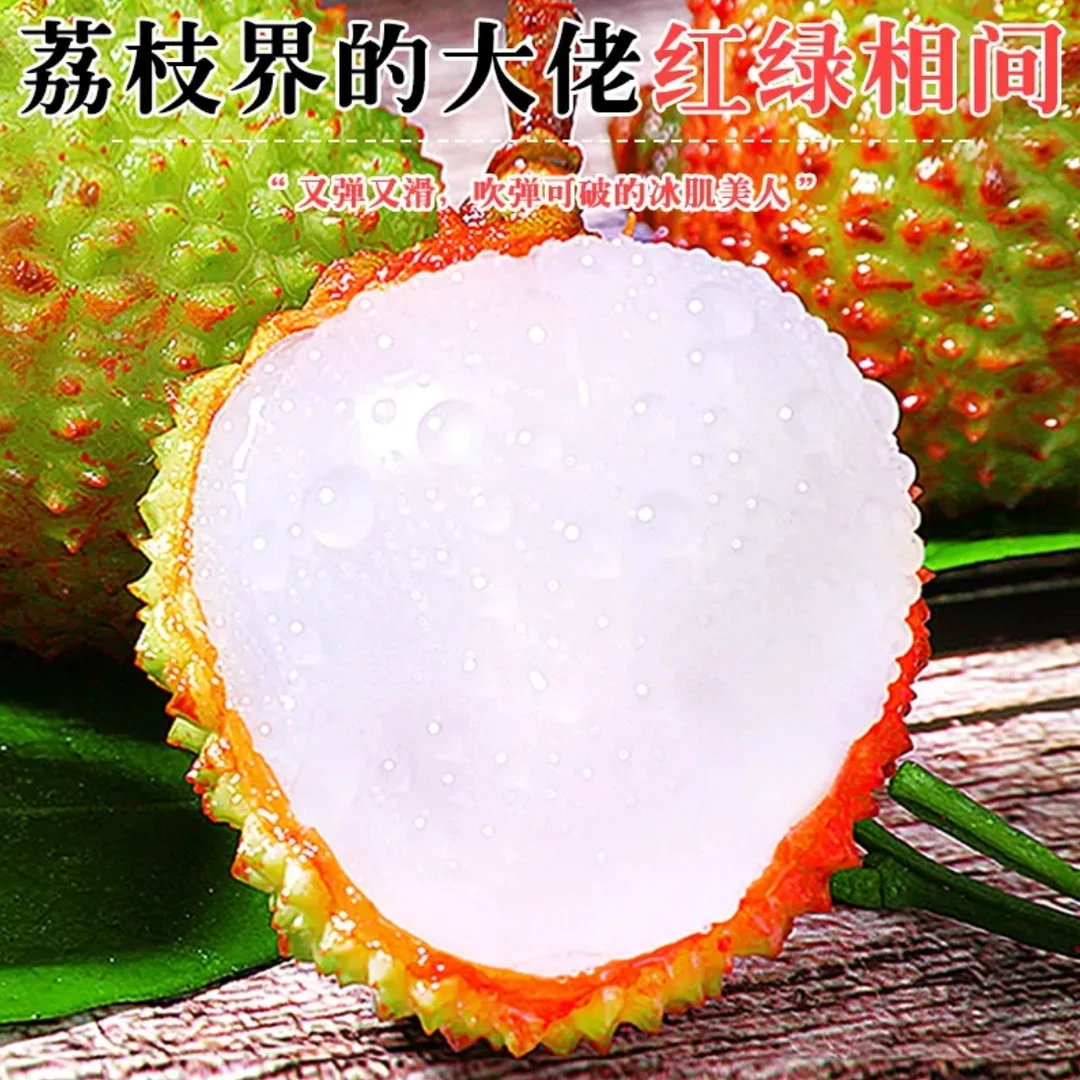 Q【妃子笑】5斤海南荔枝 新鲜荔枝 产地直发 顺丰包邮