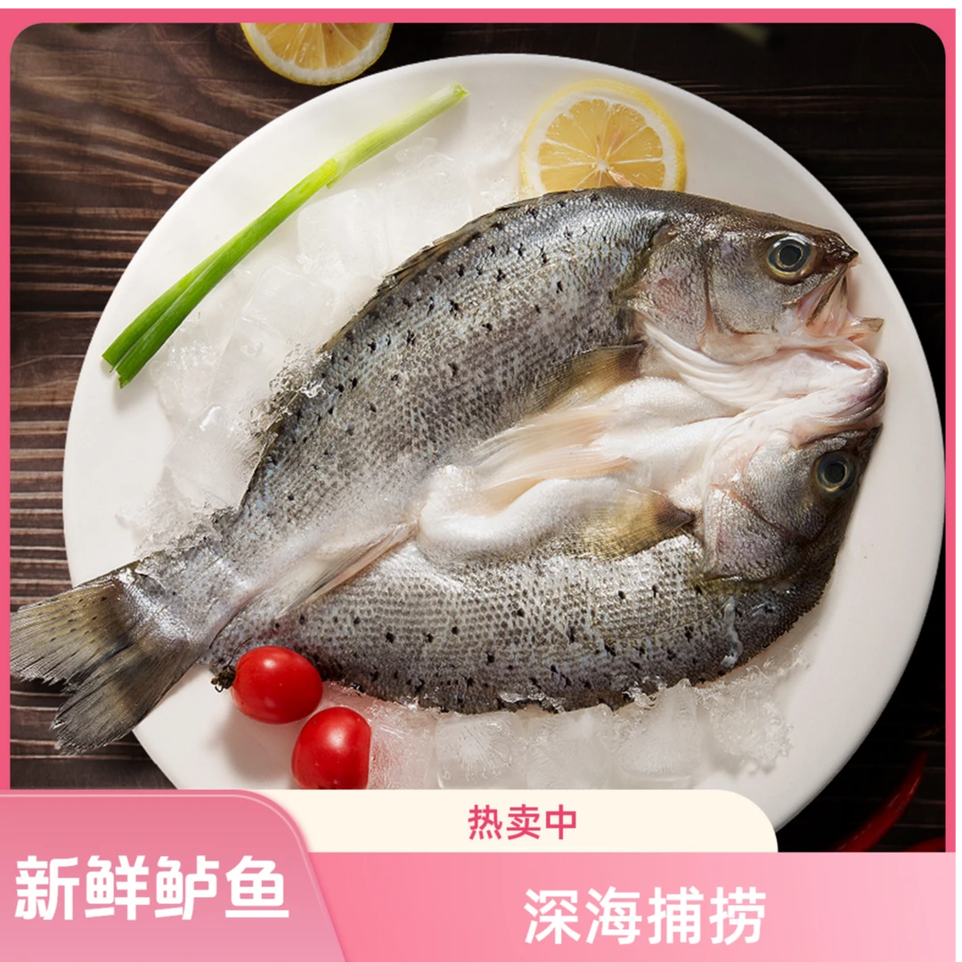 【只发新疆】新鲜开背鲈鱼,三去鲈鱼,深海生鲜海鲜海鲈鱼