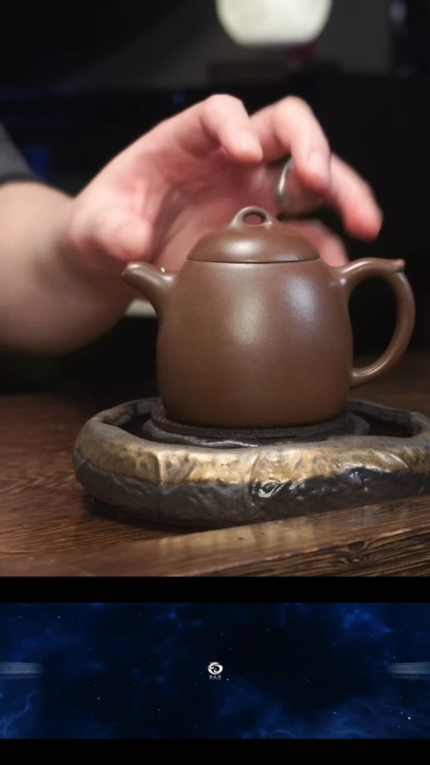 【闪购商品】紫砂茶壶紫泥-秦权壶-CRY