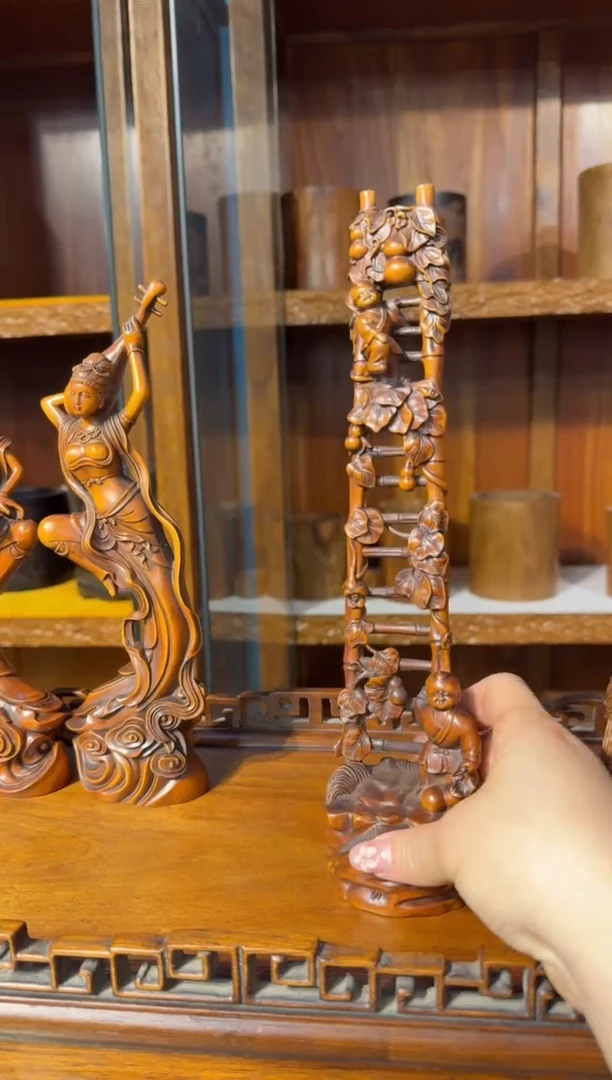 木木头款黄杨木节节高升摆件450.8888888